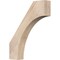 Ekena Millwork 3 1/2"W x 18"D x 22"H Westlake Smooth Knee Brace, Douglas Fir BRC04X18X22WTL00SDF - alternate 1